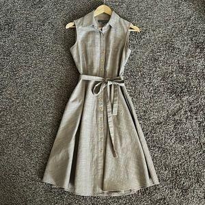 Sharagano sleeveless dress with pockets, women’s size 4